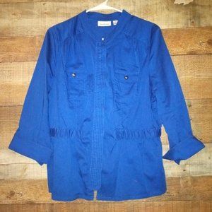 Joan Rivers Blue Top